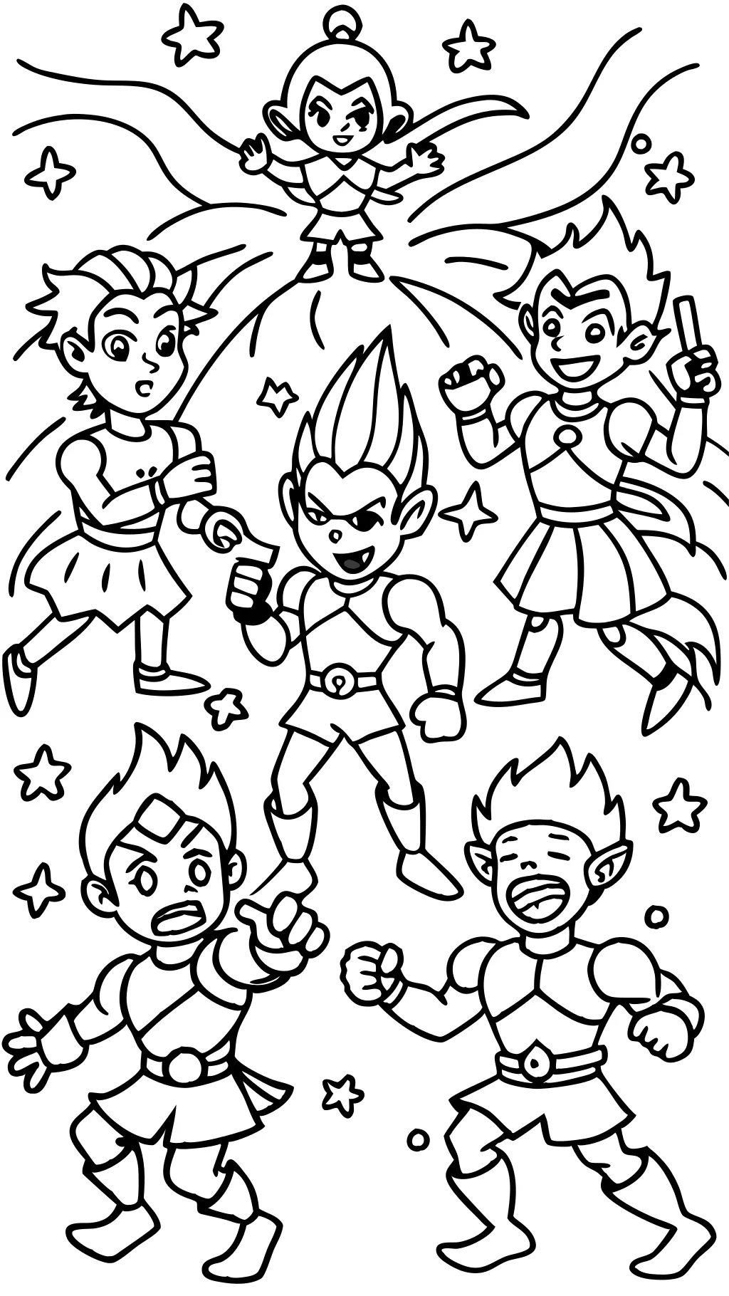 akedo coloring pages